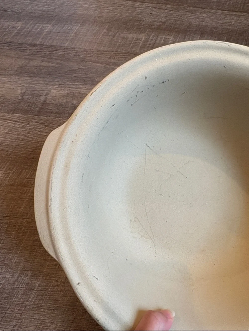 Pampered Chef Stoneware Large Baking Bowl 12” Casserole Dish